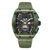 Alexandre Christie AC 6608 MC Army Rubber Strap